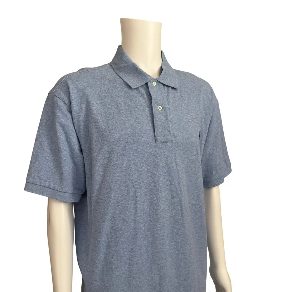 Polo Ralph Lauren Mens Short Sleeve Light Blue Polo Shirt Classic Fit Size‎ XL